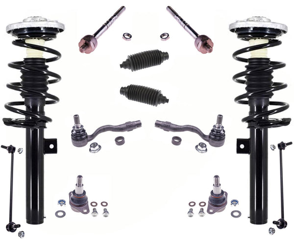 Front Struts Links Tie Rods For 11-2017 BMW X3 XDrive35i All Wheel Drive