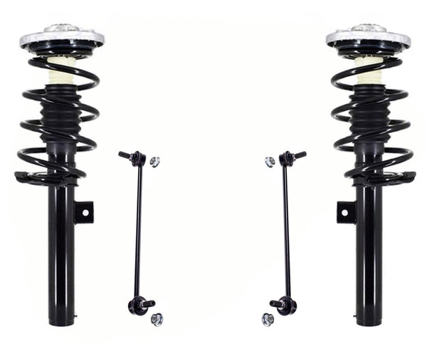 Front Struts Assemblies & Links For 2011-2017 BMW X3 XDrive28d All Wheel Drive