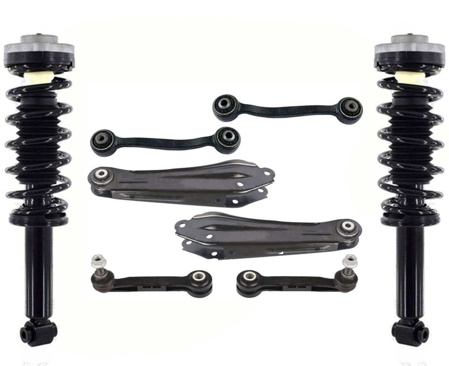 Rear Coil Spring Struts Control Arms For 2011-2017 BMW X3 3.0L All Wheel Drive - Photo 1