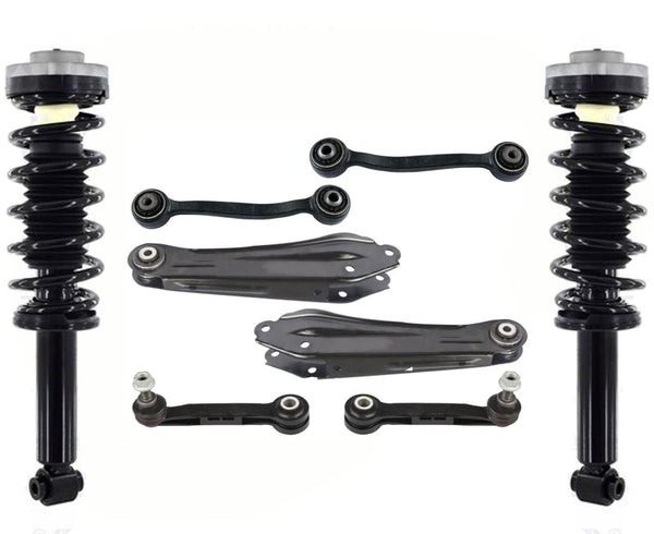 Rear Complete Struts Control Arms Links For 13-17 BMW X3 2.0L All Wheel Drive