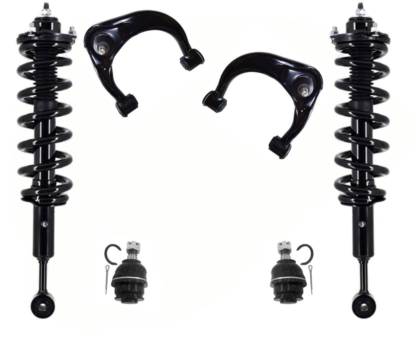 Front Complete Struts Assemblies Upper Control Arms For Lexus GX460 2010-2018