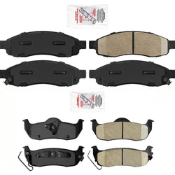 Front & Rear Brake Pads Fits 2004-2006 Nissan Titan Armada QX56