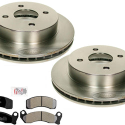 Para Ford Thunderbird 1987-1988, rotor y pastillas de freno de disco trasero de 257 mm