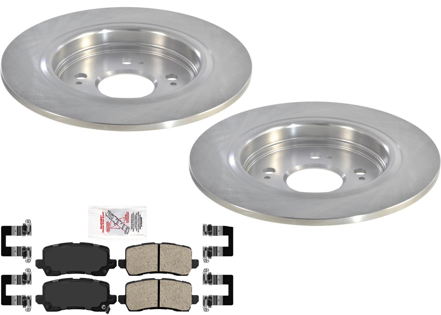 Para rotor y pastillas de freno de disco trasero Acura RLX 2014-2020