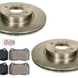 For 2004-2006 Nissan Sentra SE-R with Brembo 315MM Front Disc Brake Rotor & Pads