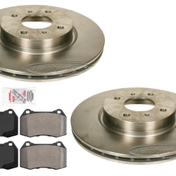 For 2004-2006 Nissan Sentra SE-R with Brembo 315MM Front Disc Brake Rotor & Pads