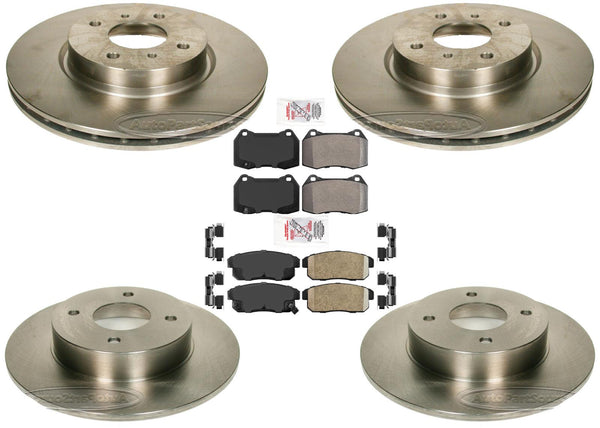 For 2004-2006 Nissan Sentra SE-R W/ Brembo 315MM F & R Disc Brake Rotor & Pads