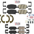 AmeriBrake Pro Ceramic Pads Parking Brake Shoes For 2012-2017 Hyundai Azera