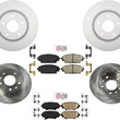 Rotores de freno de disco y pastillas de cerámica para Mazda 3 2014-18 fabricados en Japón con 295 mm