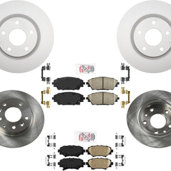 Rotores de freno de disco y pastillas de cerámica para Mazda 3 2014-18 fabricados en Japón con 295 mm