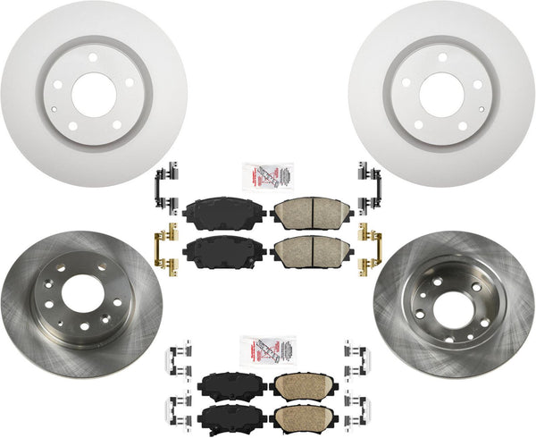 Rotores de freno de disco y pastillas de cerámica para Mazda 3 2014-18 fabricados en Japón con 295 mm