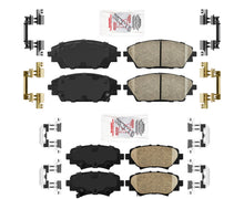 Front Rear AmeriPro Ceramic Pads for 14-18 Mazda 3 Built in Japan with 295MM Rot