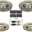 Front & Rear Brake Disc Rotors Brake Pads Fits 07-11 Mustang 5.4L Shelby GT500