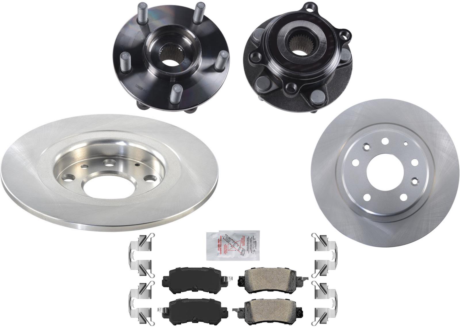 Rear L&R Wheel Hub Assembly for All Wheel Drive Mazda CX-3 2016 2017 2018