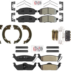 AmeriPRO OE Semi Metallic Pads for 2004-2008 Ford F150 4 Wheel Drive 6 Stud Rim