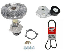 For 04-12 Chevrolet Colorado 2.8L 2.9L Water Pump Fan Clutch Belt & Tensioner