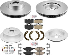 AmeriBRAKES Rotores y pastillas de freno de disco delantero R recubiertos para Subaru Impreza WRX 09-10
