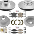 AmeriBRAKES Coated Front R Disc Brake Rotors Pads For 06-09 Subaru Legacy 2.5i