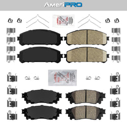 Ceramic Front + Rear Brake Pads FOR Lexus NX200t NX300 H RX350 RX450HL TRD