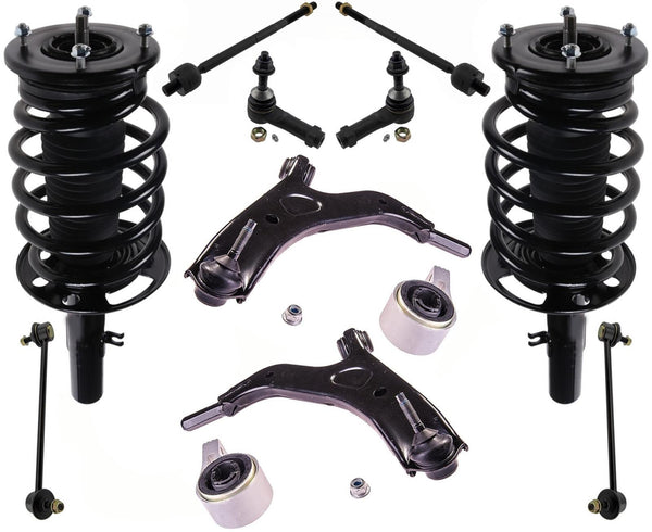 Front Complete Struts Control Arms For 08-2009 Ford Taurus Front Wheel Drive