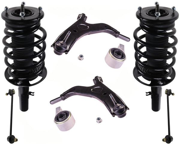 Front Struts Control Arms & Links For 2008-2009 Ford Taurus Front Wheel Drive