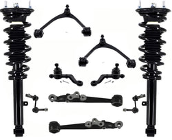 Front  Complete Struts Control Arms Tie Rods & Links For 1998-2005 Lexus GS300