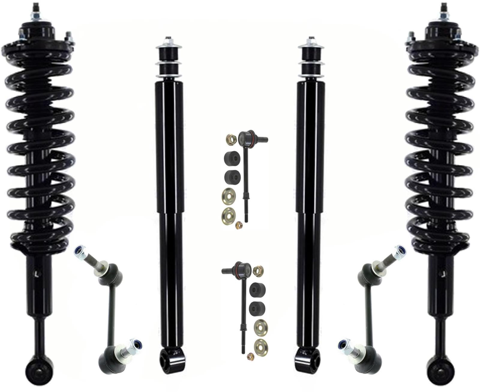 Front Struts Rear Shocks & Links For 2010-2021 Toyota 4Runner 4 Wheel Drive