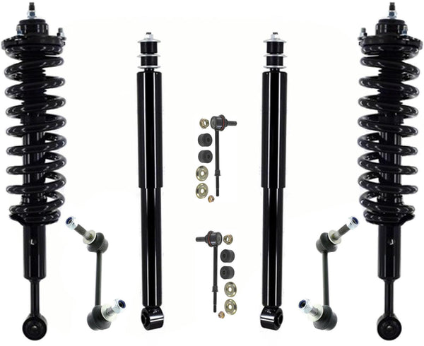 Front Struts Rear Shocks & Links For Toyota 4Runner Rear Wheel Drive 2010-2022