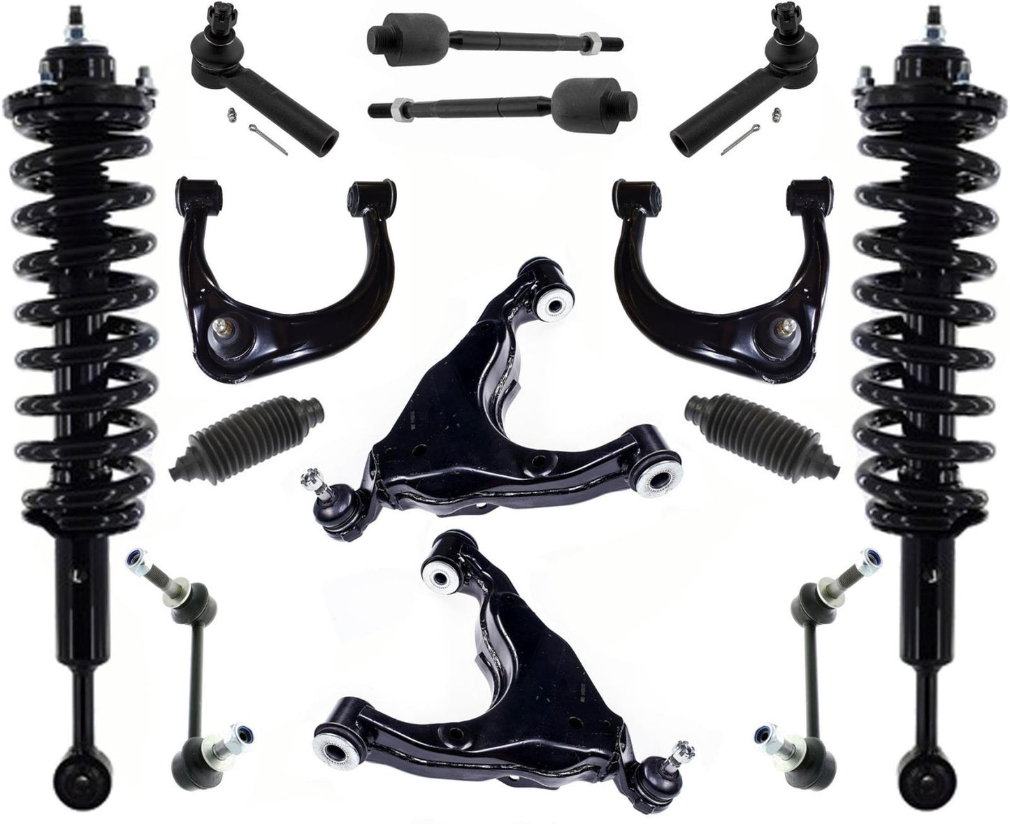 Brazos superiores e inferiores de puntales delanteros para Toyota 4Runner con tracción trasera 2010-2022