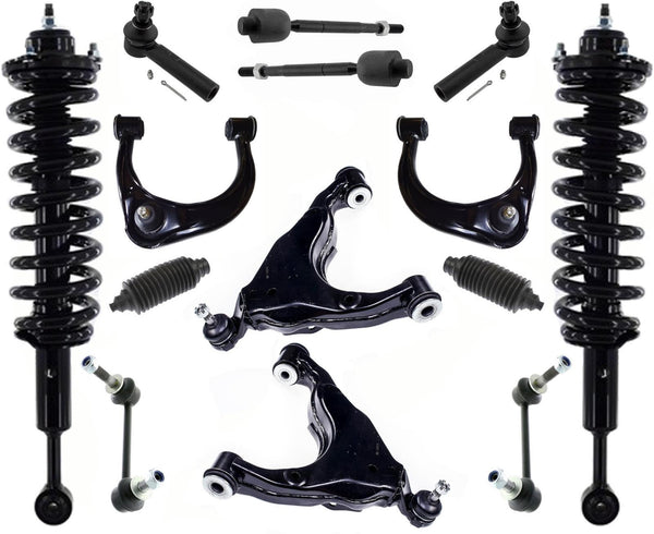 Front Struts Upper & Lower Arms For 2010-2021 Toyota 4Runner 4 Wheel Drive