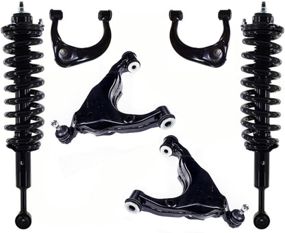 Front Struts Upper Lower Arms Ball Joints For 10-22 Toyota 4Runner 4x4 Wheel Drv