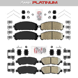 Ceramic Front + Rear Brake Pads FOR 2008-2013 Toyota Highlander