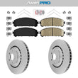 Front Pads & Coated Rotors FOR 2011-2021 Toyota Highlander Sienna Lexus NX300 H