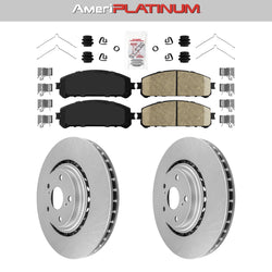 Front Pads & Coated Rotors FOR 2011-2021 Toyota Highlander Sienna Lexus NX300 H