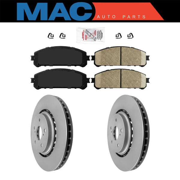 Front Pads & Coated Rotors FOR 2016-2021 Lexus RX350L RX450hL AVALON CAMRY TRD