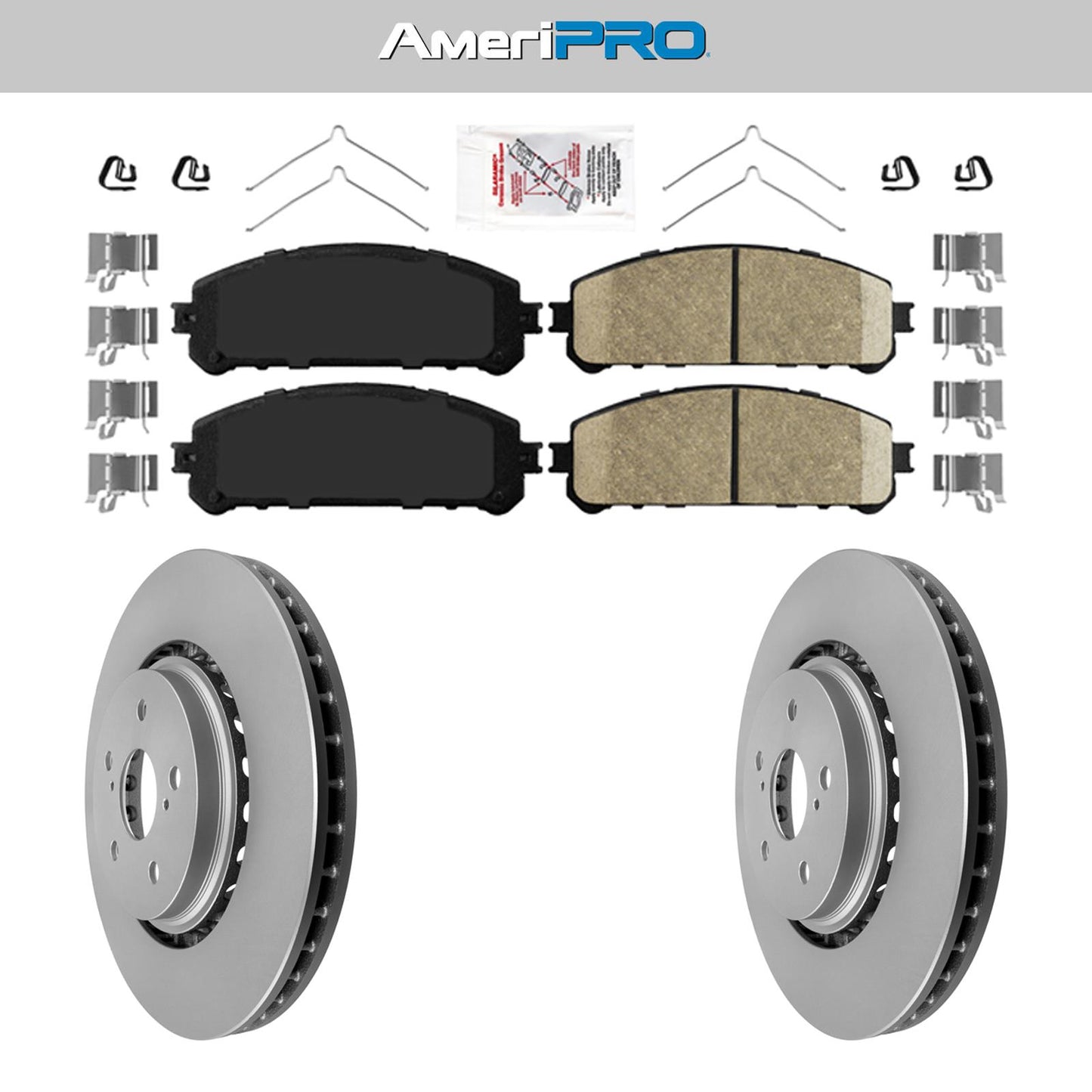 Almohadillas delanteras y rotores recubiertos PARA Lexus RX350L RX450hL AVALON CAMRY TRD 2016-2021