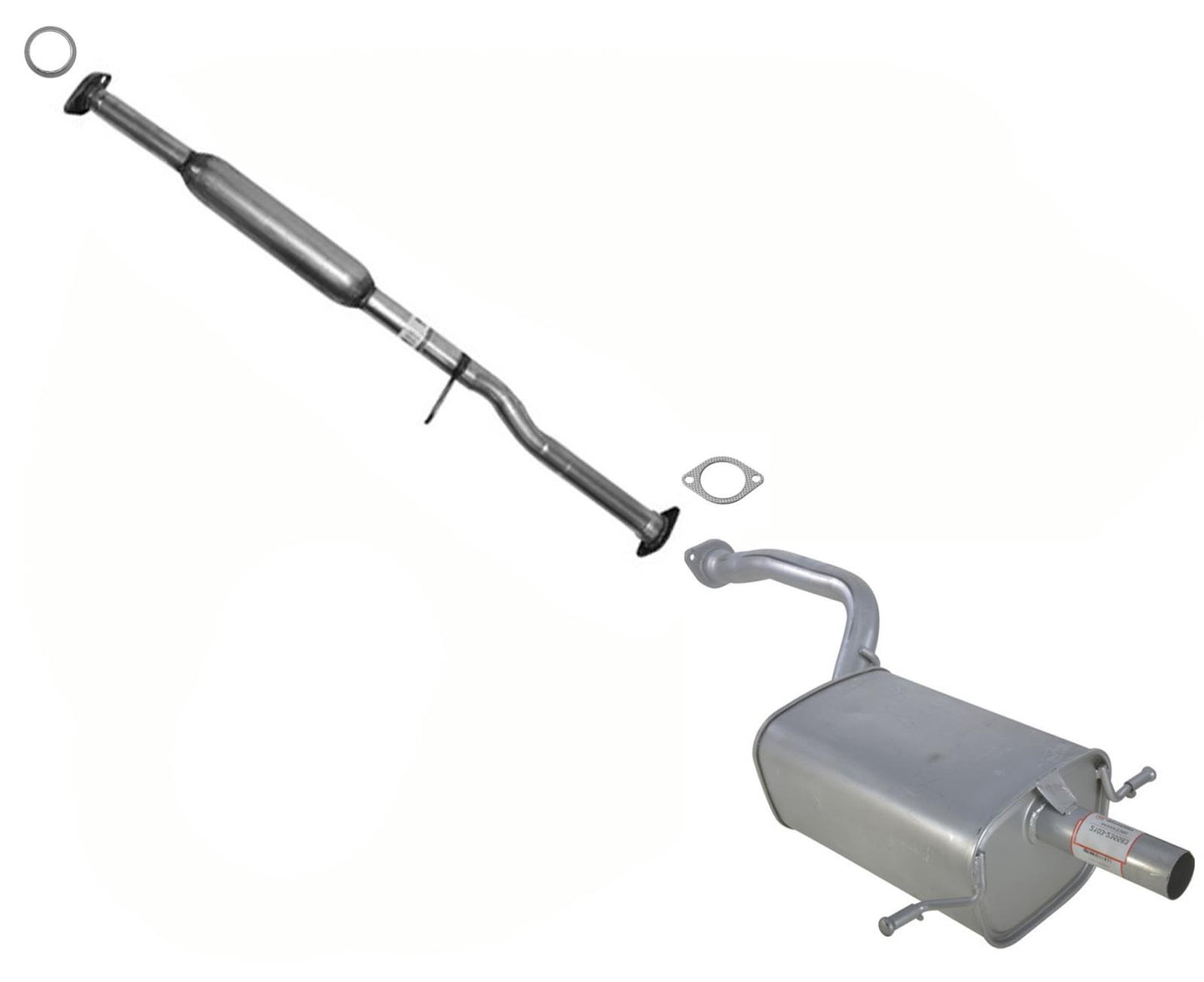 Fits 2007 Impreza and Impreza Outback 2.5L Non Turbo Muffler Exhaust Pipe System