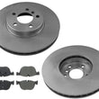 Para 2007-2018 BMW X5 3.0L Motor Rotor de freno de disco delantero Rotores y pastillas delanteras