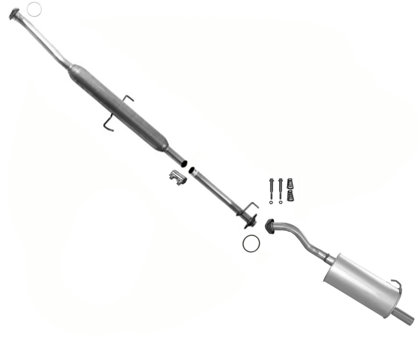 For 2005 2006 Honda CR-V 2.4L Built in Japan Exhaust System Muffler Resonator - Photo 1