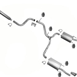 Tubo de extensión de resonador, silenciador trasero doble para Chevrolet Impala SS V8 06-2009