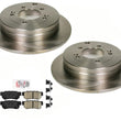 Rear Disc Brake Rotors & Ceramic Brake Pads For 2006-2009 Hyundai Azera