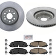Front GEO Coated Disc Brake Rotors & Ceramic Pads For 2021-2022 Cadillac XT5