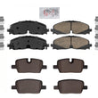 Front AmeriPro Ceramic Pads with Hardware + Rear For 2021-2022 Chevrolet Blazer
