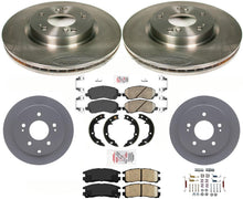Rotores de freno de disco equilibrados y pastillas de cerámica F&amp;R para Mitsubishi Eclipse 2.4L 06-12