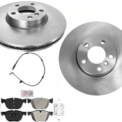 Para BMW X5 2007-2018 3.0L rotores de freno de disco delantero y pastillas semimetálicas AmeriPRO