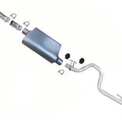 Tubo de escape de silenciador de aluminio de rendimiento de escape para Jeep Wrangler 1987-1996