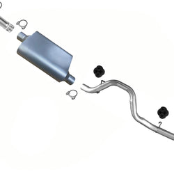 Exhaust Performance Aluminum Muffler Tail Pipe for Jeep Wrangler 1997-2006