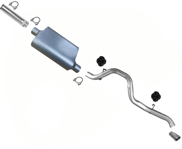 Exhaust Performance Aluminum Muffler Tail Pipe for Jeep Wrangler 1997-2006