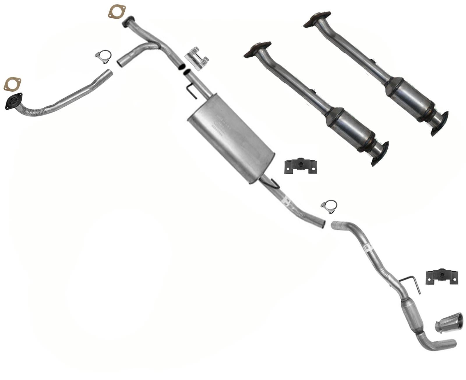 Convertidor de escape silenciador para Nissan Frontier 4.0 2005-16 con distancia entre ejes de 125,9 pulgadas