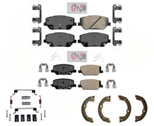 AmeriPRO - Zapato de parque con almohadillas de cerámica para pinza de doble pistón Hyundai Santa Fe 19-20